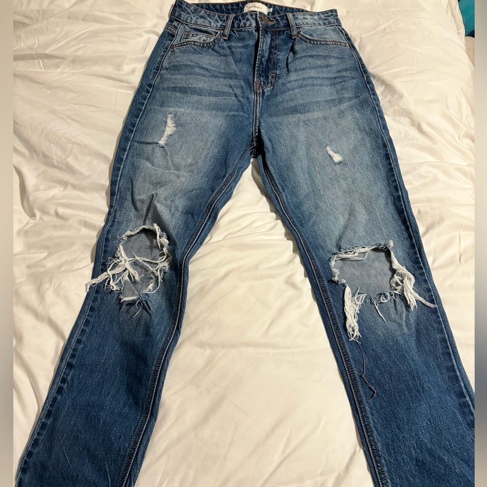 ✨ BOHME MOM JEANS, HIGH WAISTED, NWOT ✨